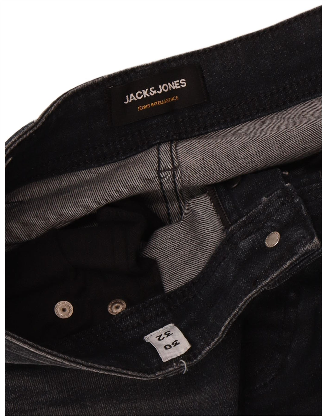 Jack & Jones Jean Slim Tim W30 L32 Homme Noir Coton