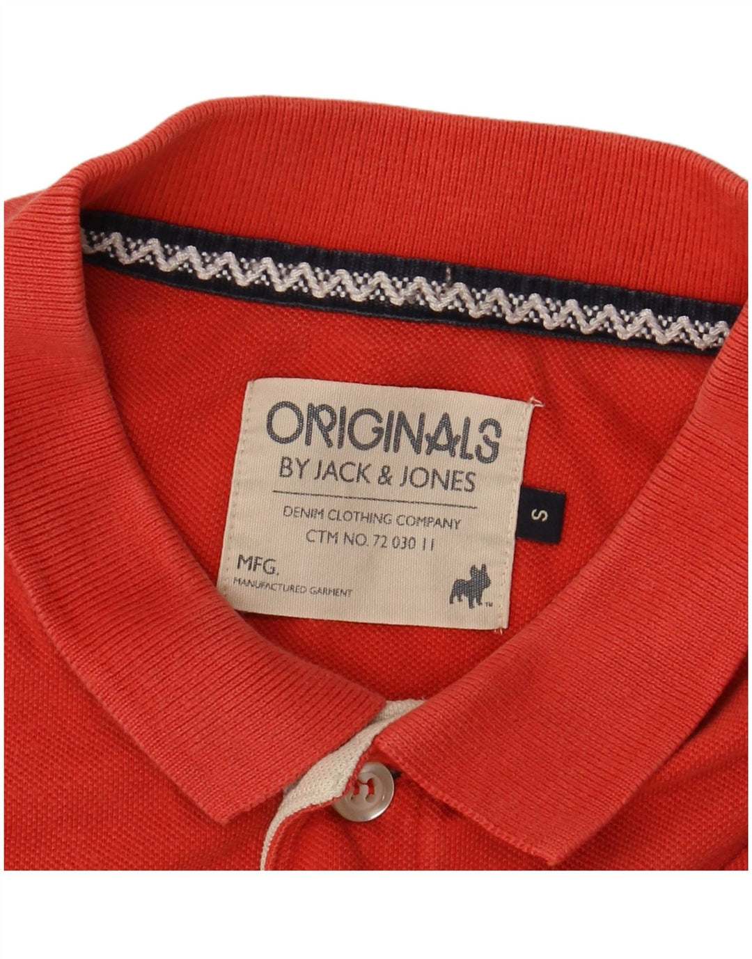 Jack & Jones Polo Graphique Homme Petit Rouge Coton