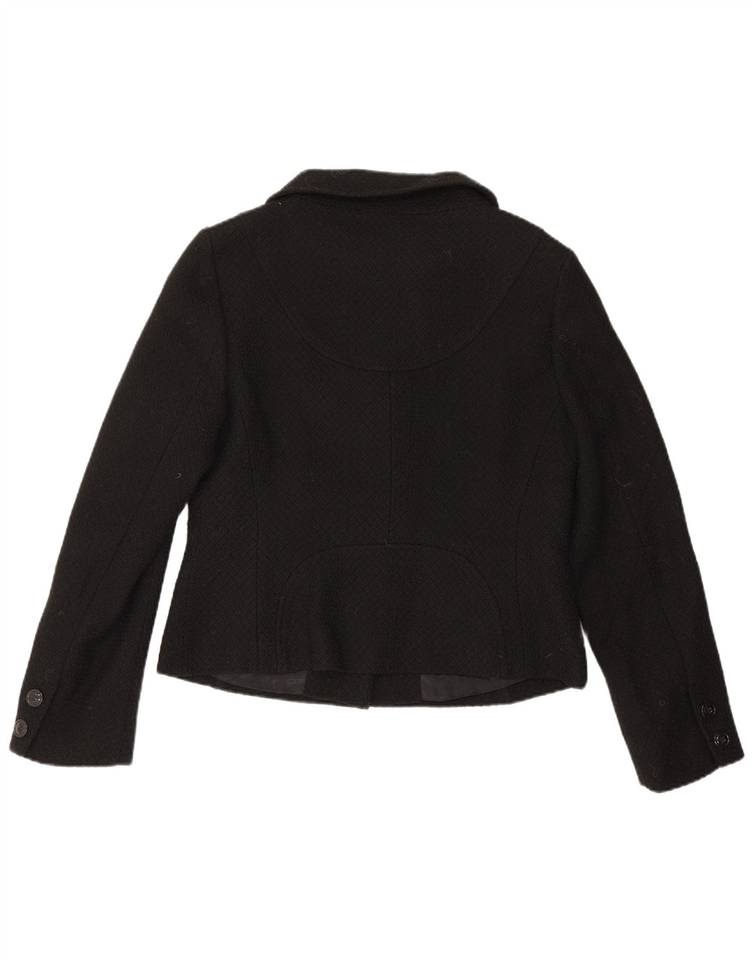 Hobbs Veste Boléro Femme UK 14 Laine Vierge Noire Moyenne
