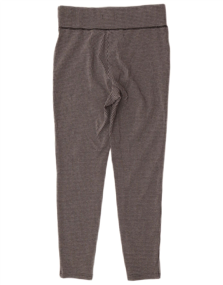 Marks & Spencer Leggings Femme UK 44 Large Gris Pied-de-Poule Polyester