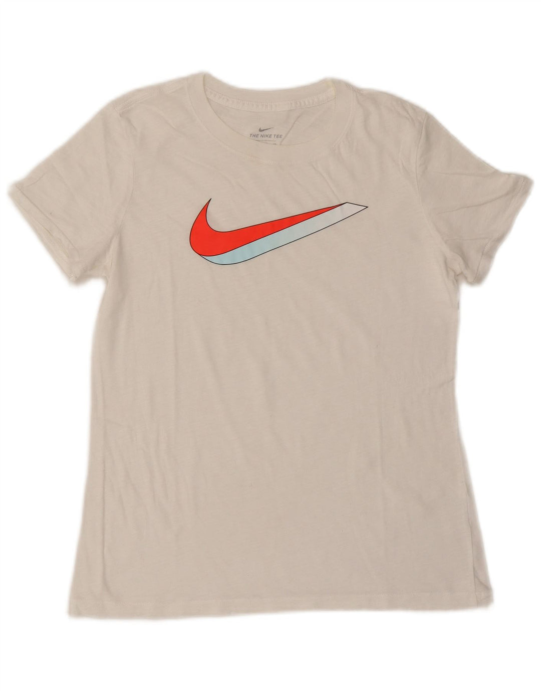 Nike T-shirt graphique pour femme UK 10 Petit Blanc