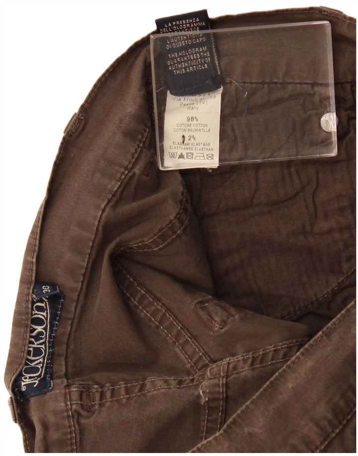 Jeckerson Short décontracté pour femme W30 en coton marron moyen
