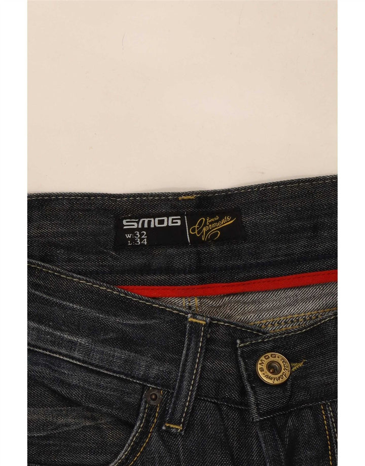 Smog Jean Bootcut Homme W32 L34 Bleu Marine