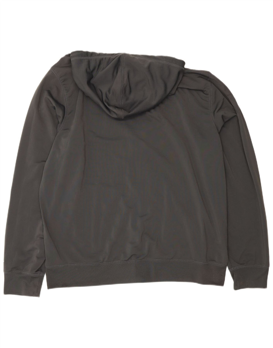 Nike Pull à capuche zippé graphique pour homme 2XL Gris Polyester