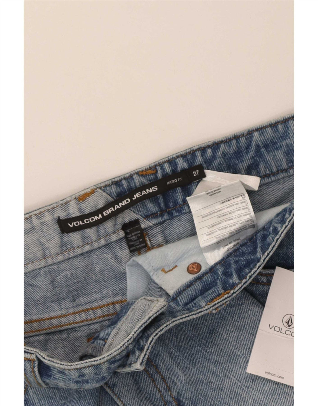 Volcom Hot Pants W27 Small Bleu Coton Femme