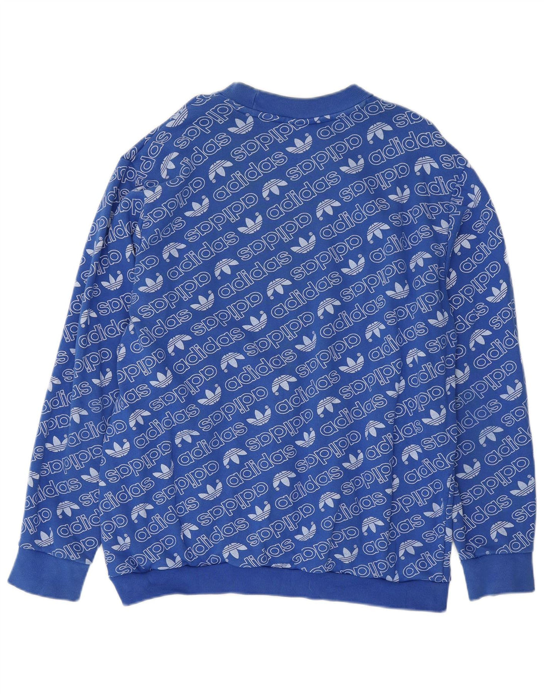 Adidas Sweat-shirt graphique pour homme XL en coton bleu