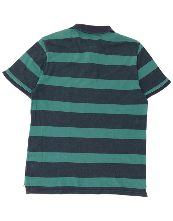 Crew Clothing Polo Homme XL Bleu Marine Rayé Coton