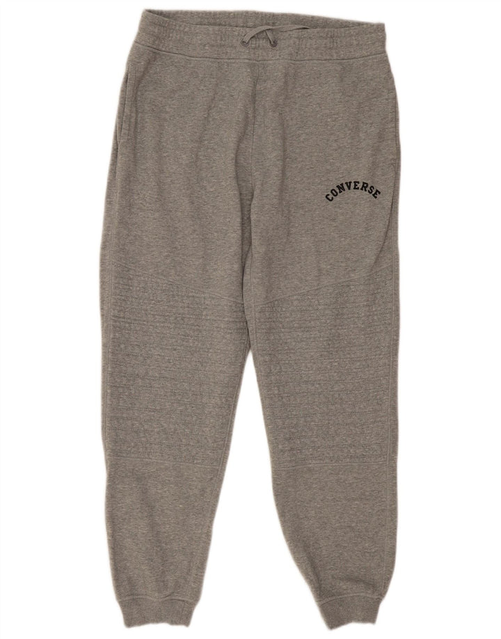 Converse Pantalon de Survêtement Graphique Homme Gris Moyen Moucheté