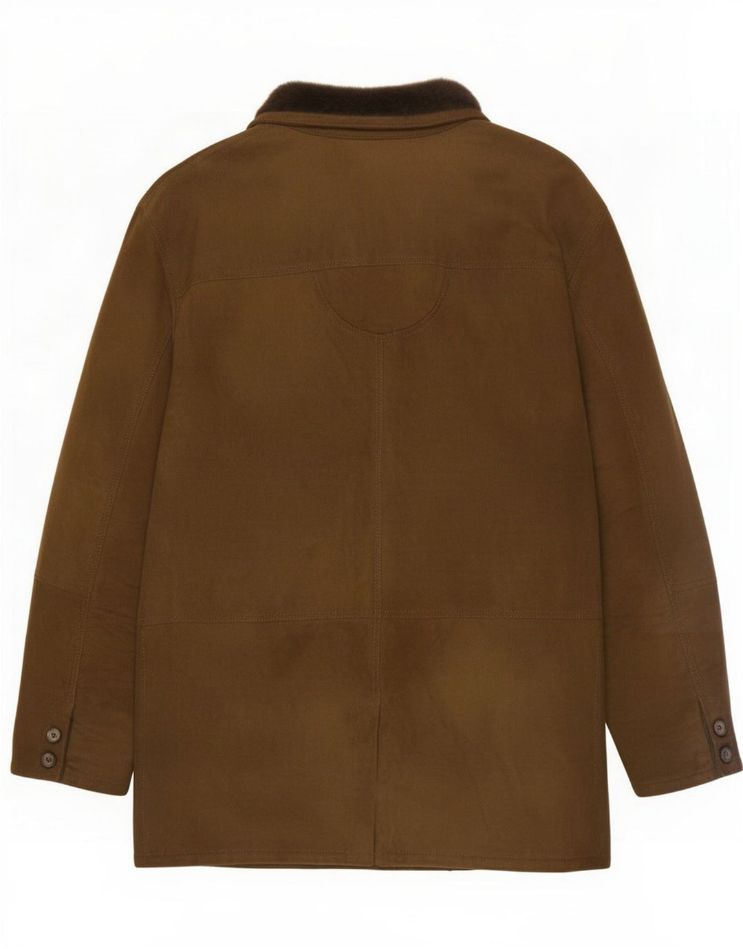 Vintage Veste en peau de mouton pour homme IT 54 2XL Kaki