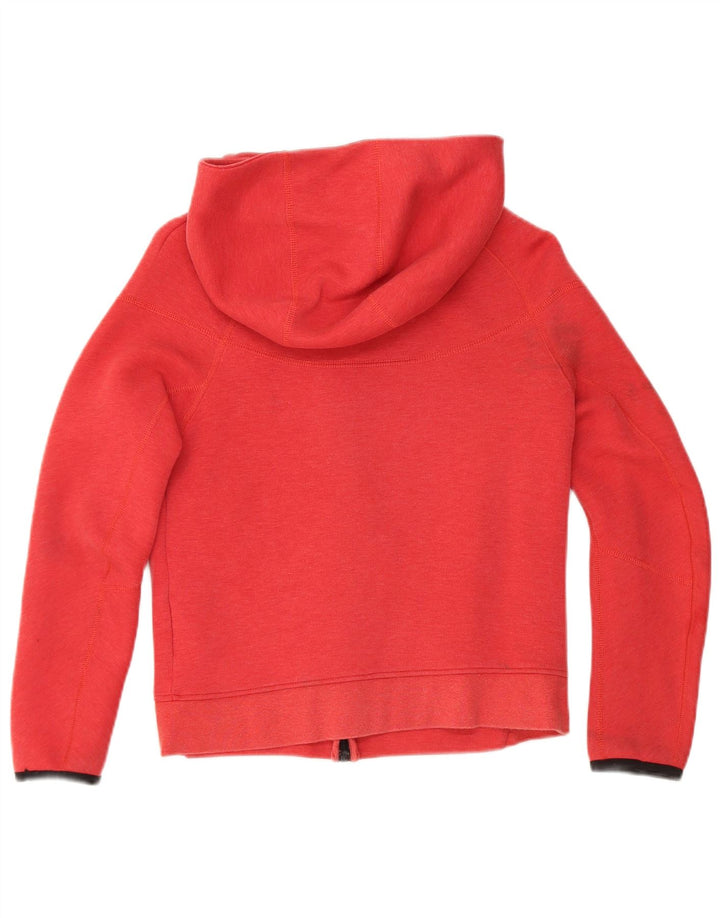 Nike Garçon Zip Sweat à capuche 10-11 ans Coton Rouge Moyen