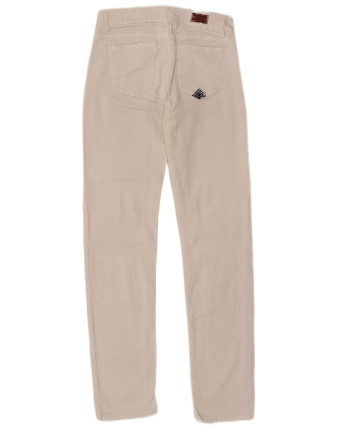 Roy Rogers Jean Slim Femme IT 41 Medium W27 L31 Coton Blanc