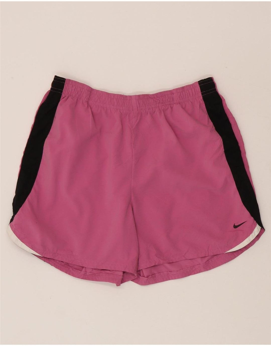 Nike Short de sport pour femme US 8/10 Polyester color block rose moyen