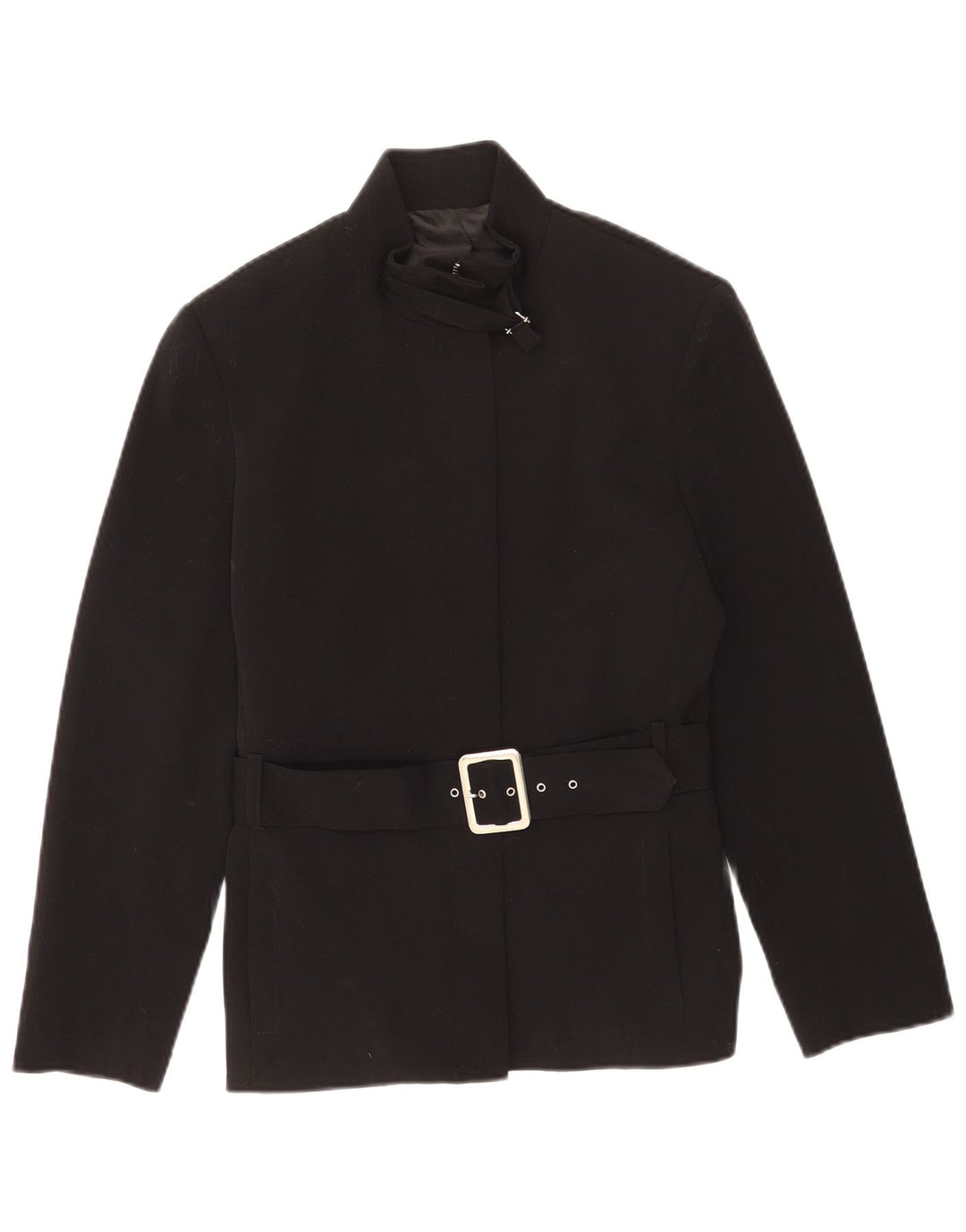 Veste Blazer Femme Vintage IT 42 Polyester Noir Moyen