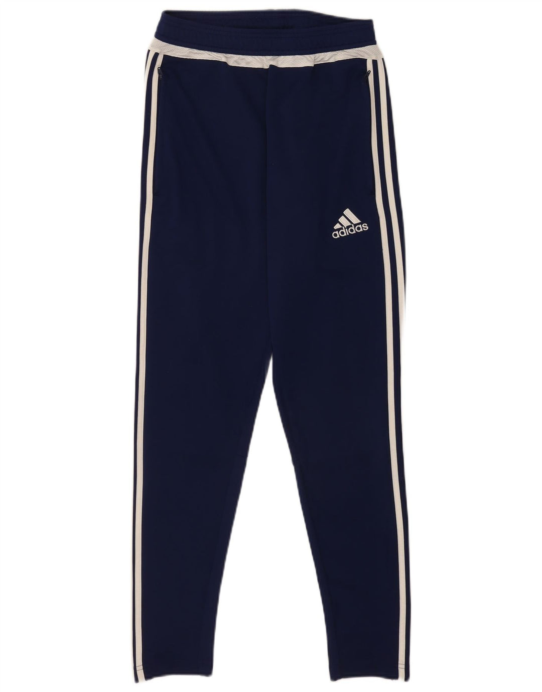 Adidas Pantalon de survêtement pour homme Petit bleu marine Polyester Sports