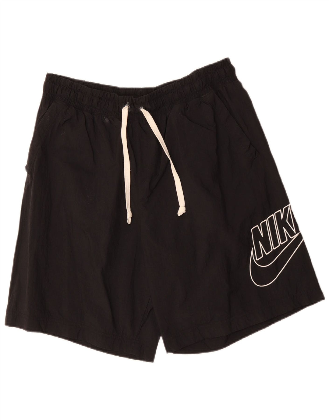 NIKE Short de sport graphique pour hommes XL Noir Polyester
