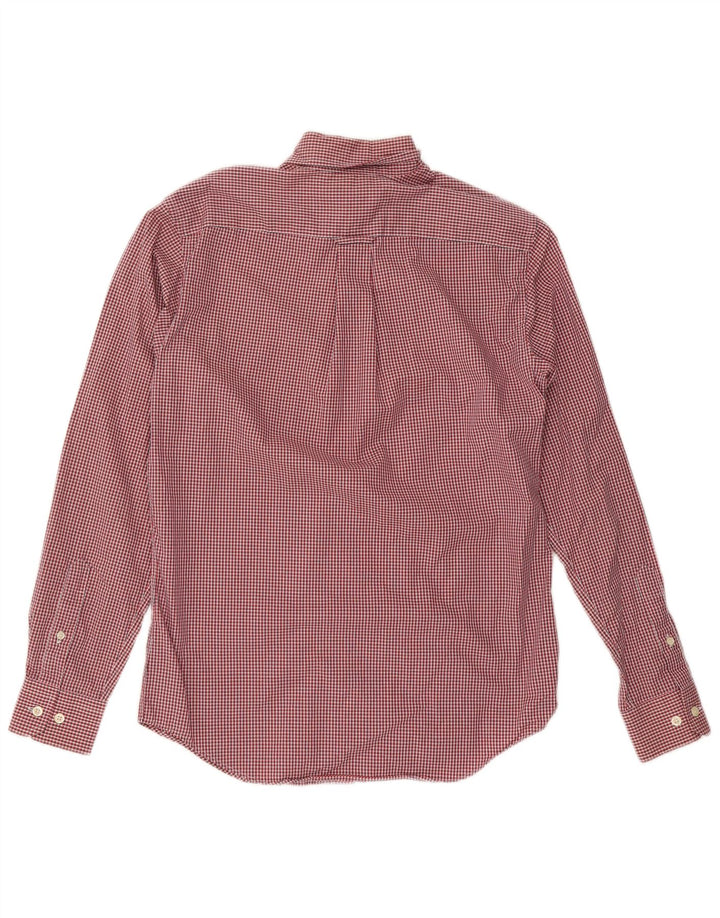 Nautica Chemise Homme Petit Vichy Rouge Coton
