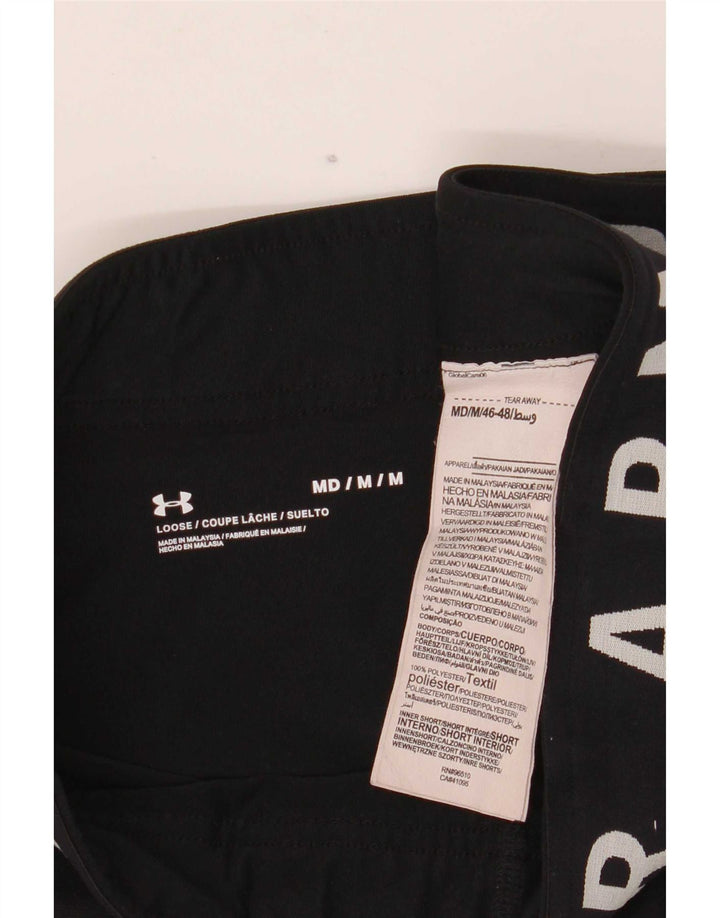 Under Armour Short de Sport Graphique Femme UK 14 Noir Moyen Polyester