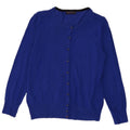Marks & Spencer Pull Cardigan Femme UK 12 Bleu Moyen Viscose