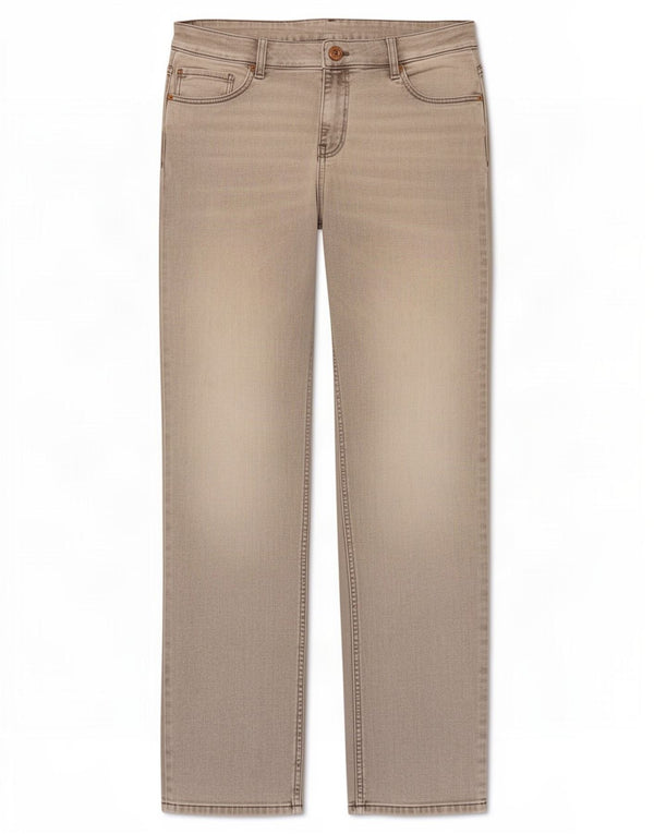 Marks & Spencer Jean droit pour femme UK 16 Large W30 L29 Coton gris
