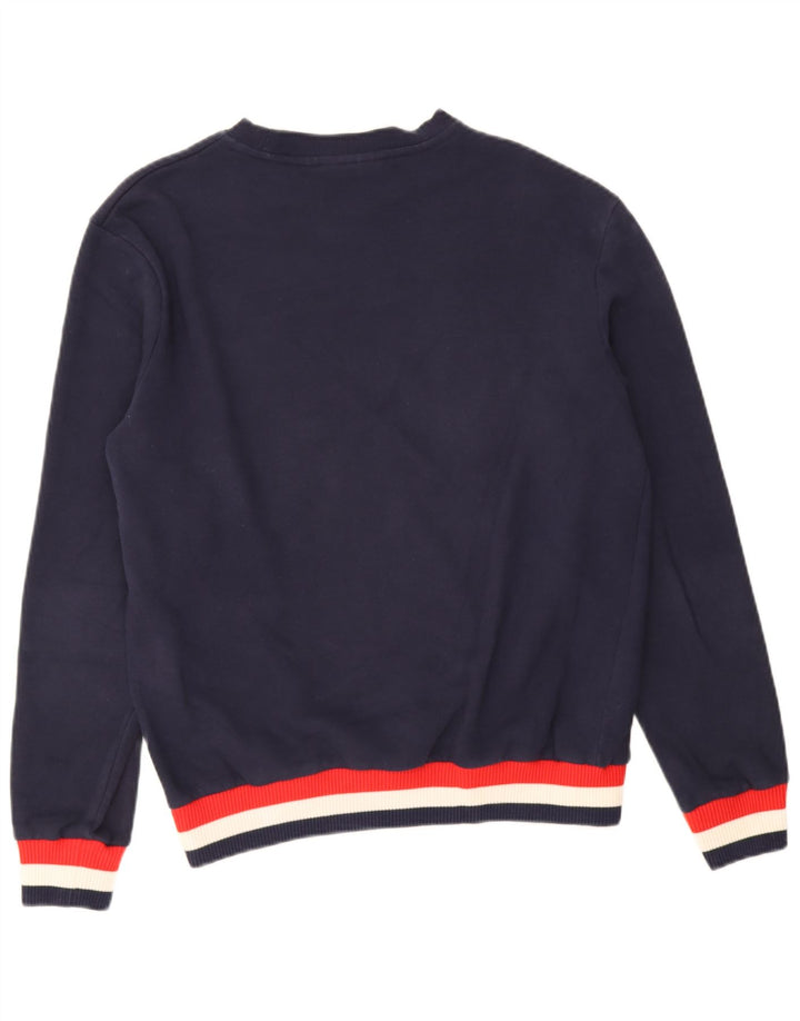 Fila Sweat-Shirt Graphique Homme Bleu Marine Moyen Coton