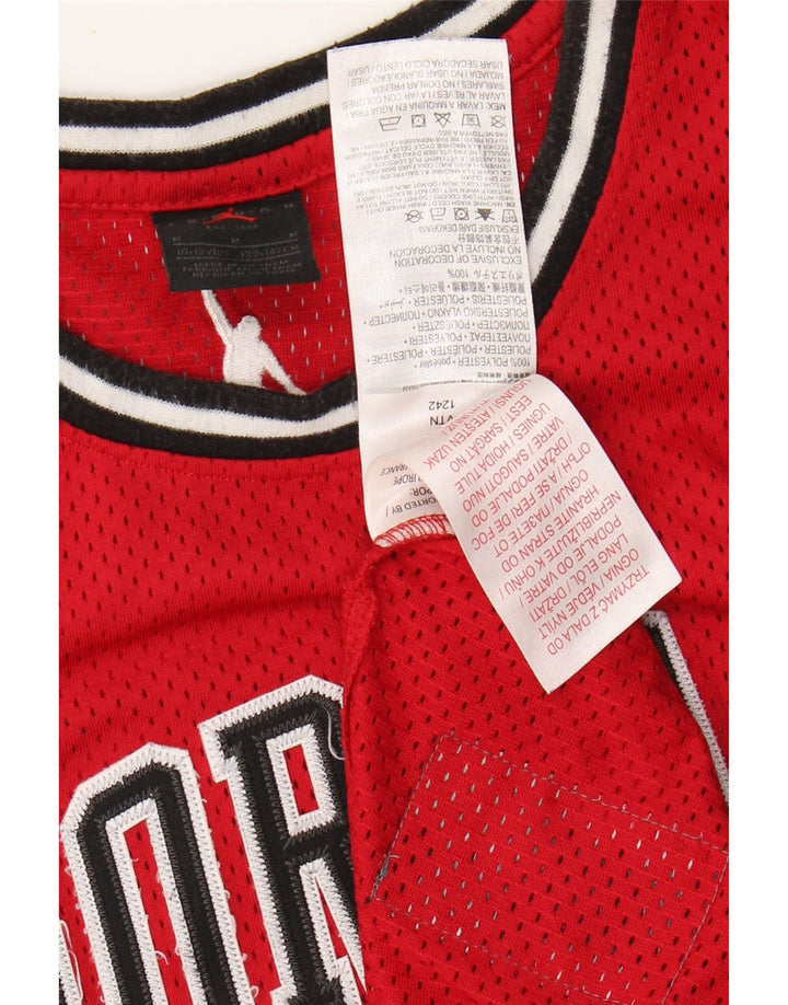 JORDAN Débardeur Graphique Garçon 10-11 ans Polyester Rouge Moyen