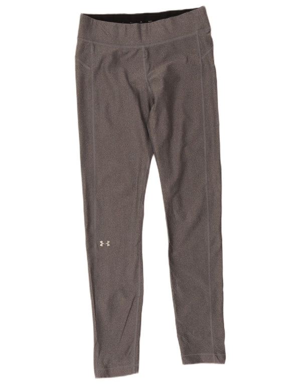 Under Armour Legging Heat Gear pour femme UK 12 Gris moyen moucheté