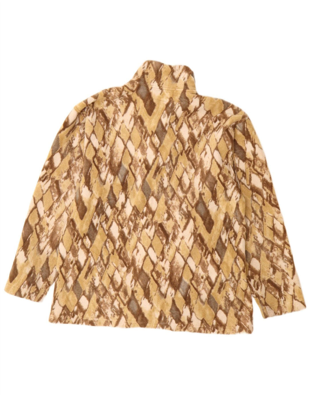 CONTE OF FLORENCE Veste polaire pour femme UK 16 Large Beige Argyle/Diamond