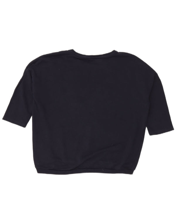 Esprit Sweat-shirt graphique à manches courtes pour femme UK 18 XL Bleu marine