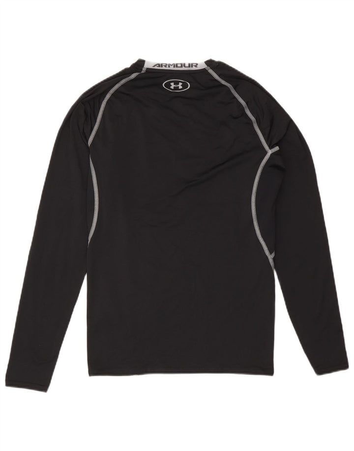 Under Armour Heat Gear Haut à manches longues pour homme en polyester Noir Taille L