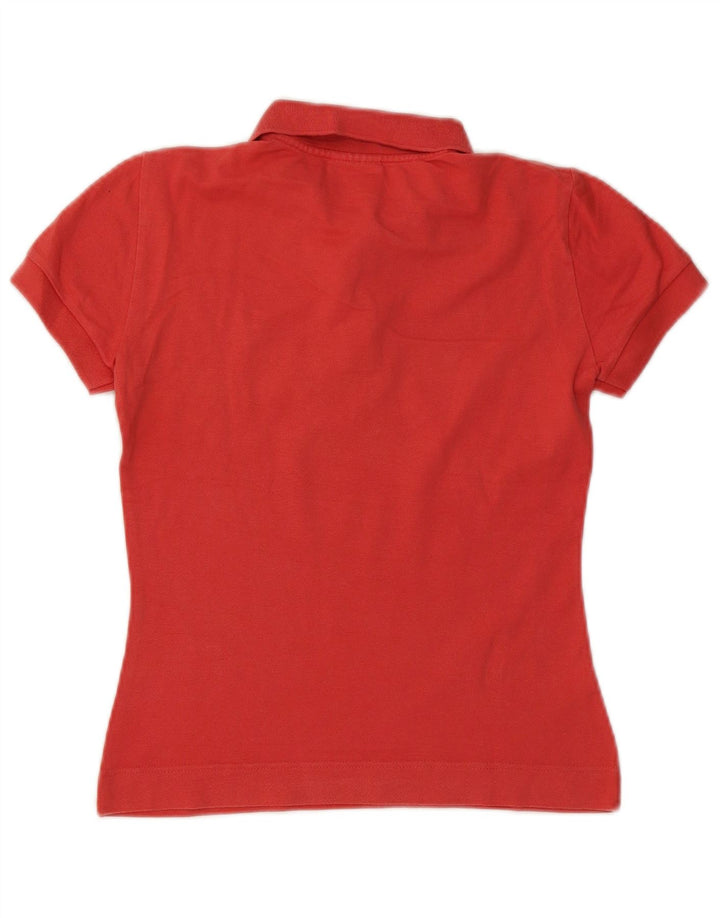 Lacoste Polo Femme Taille 38 Coton Rouge Moyen