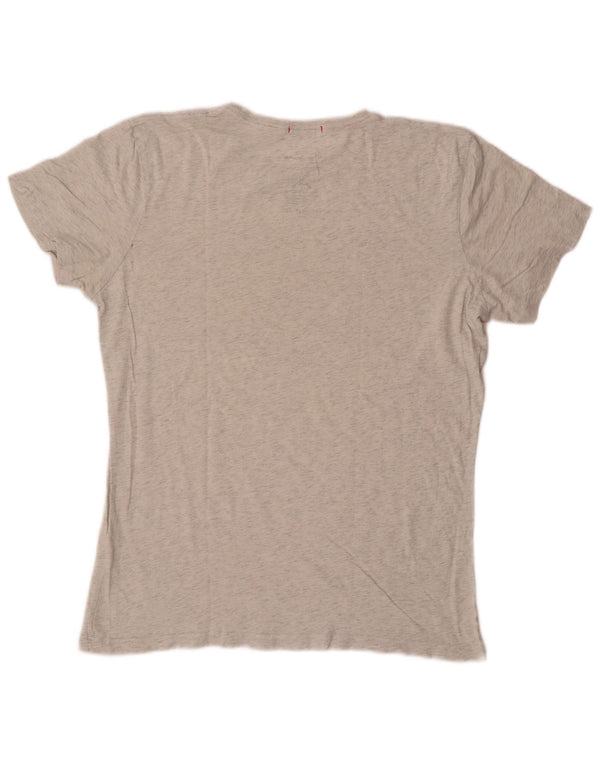 PEPE Jeans T-Shirt Graphique Coupe Regular Homme Gris Moyen Coton