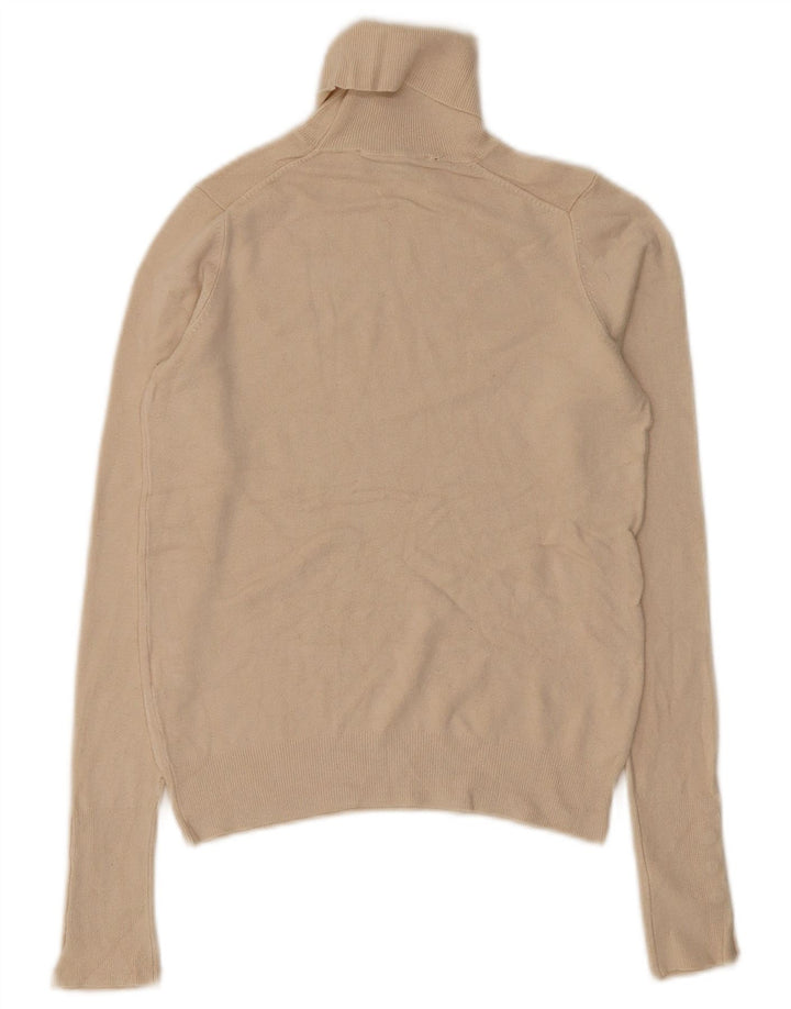 Zara Pull col roulé pour femme UK 10 Petit Beige
