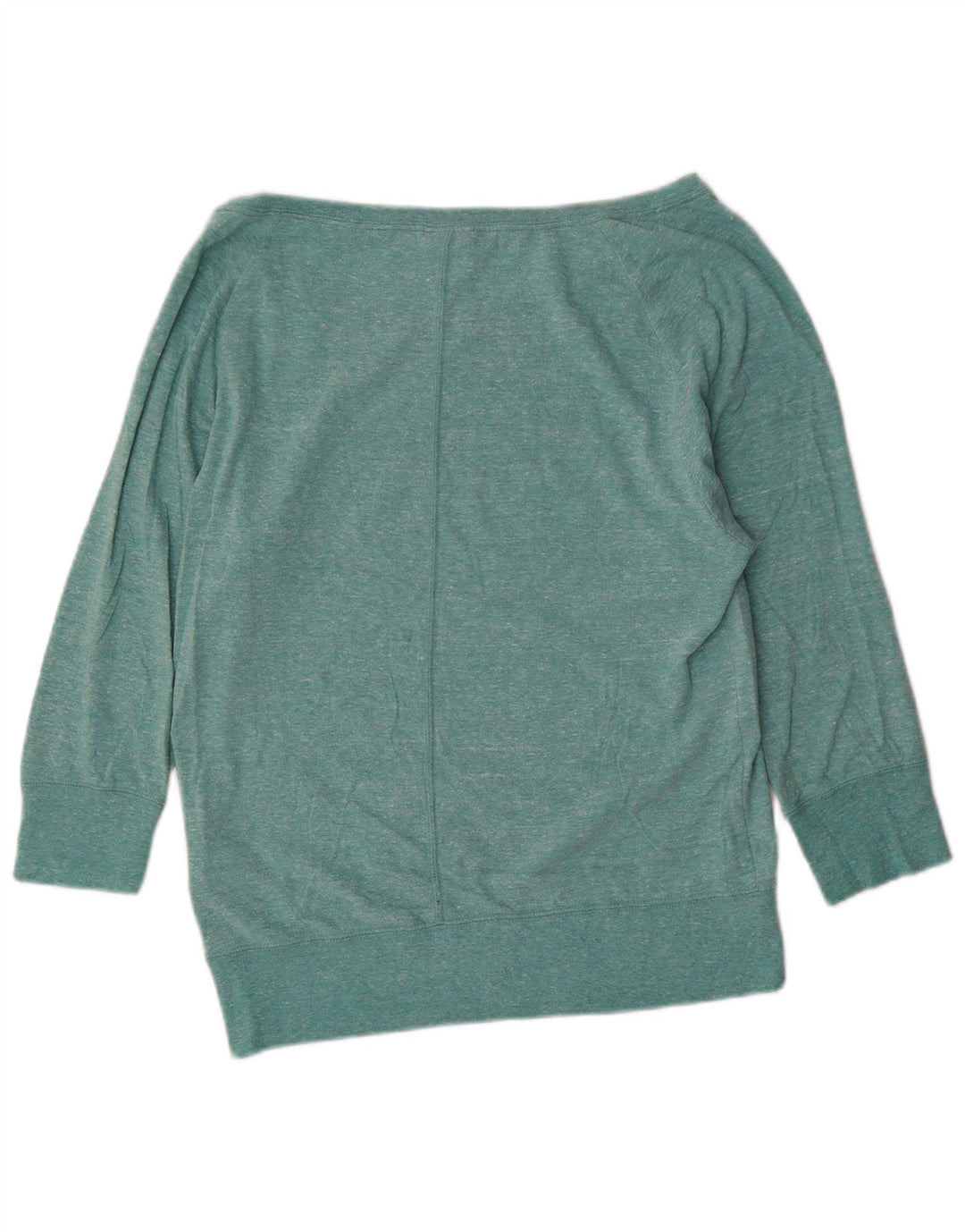 Nike Haut graphique à épaules dénudées pour femme à manches longues UK 10 Petit Turquoise