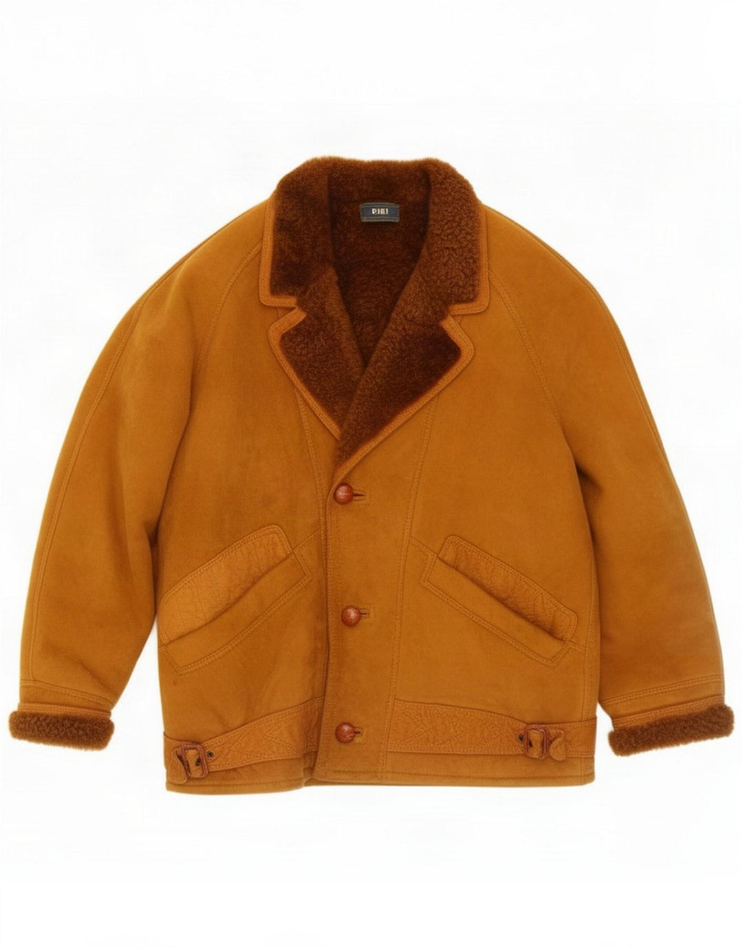 Dibi Veste en peau de mouton pour homme IT 50 Large Marron