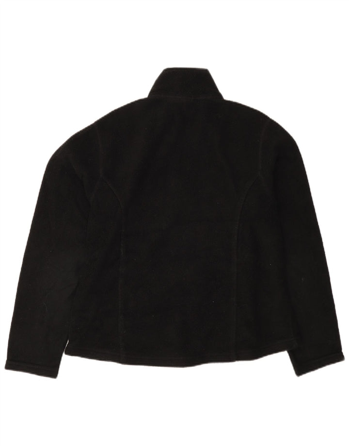 L.L.Bean Veste polaire pour femme UK 14 Medium Noir Polyester