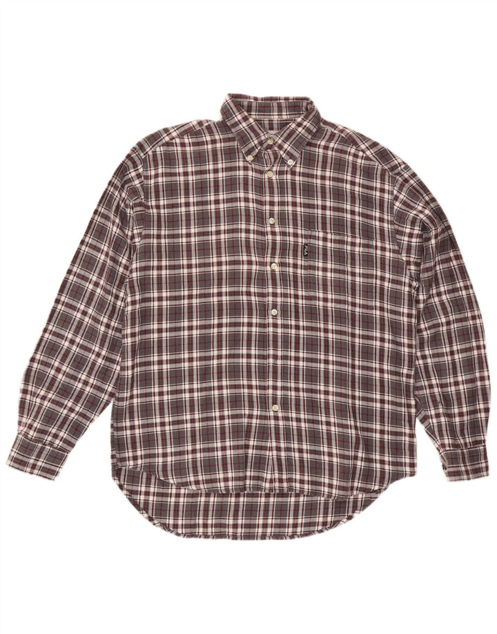 Fila Chemise Flanelle Homme Gris Moyen Carreaux Coton