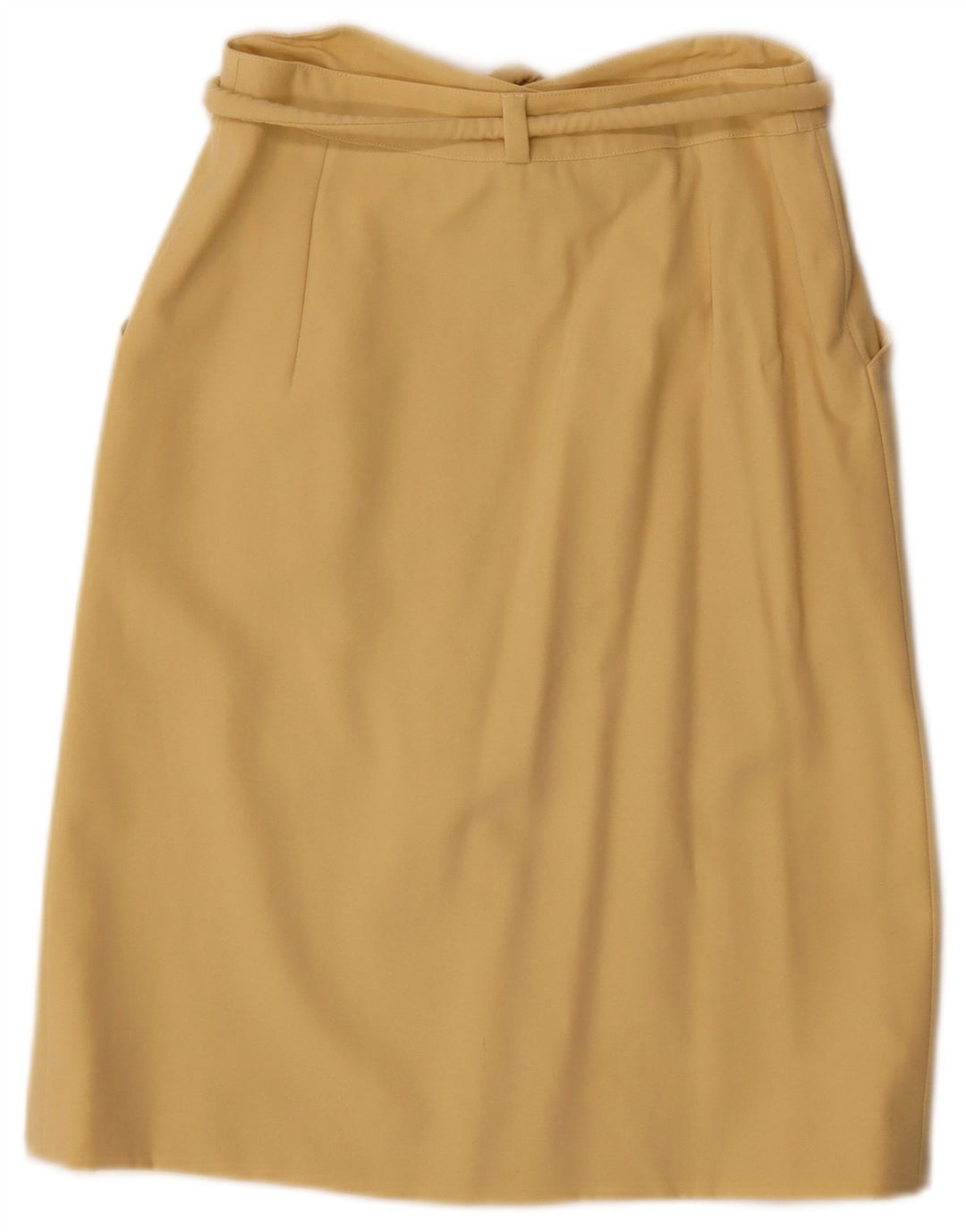 jupe trapèze femme vintage IT 40 Small W27 Jaune
