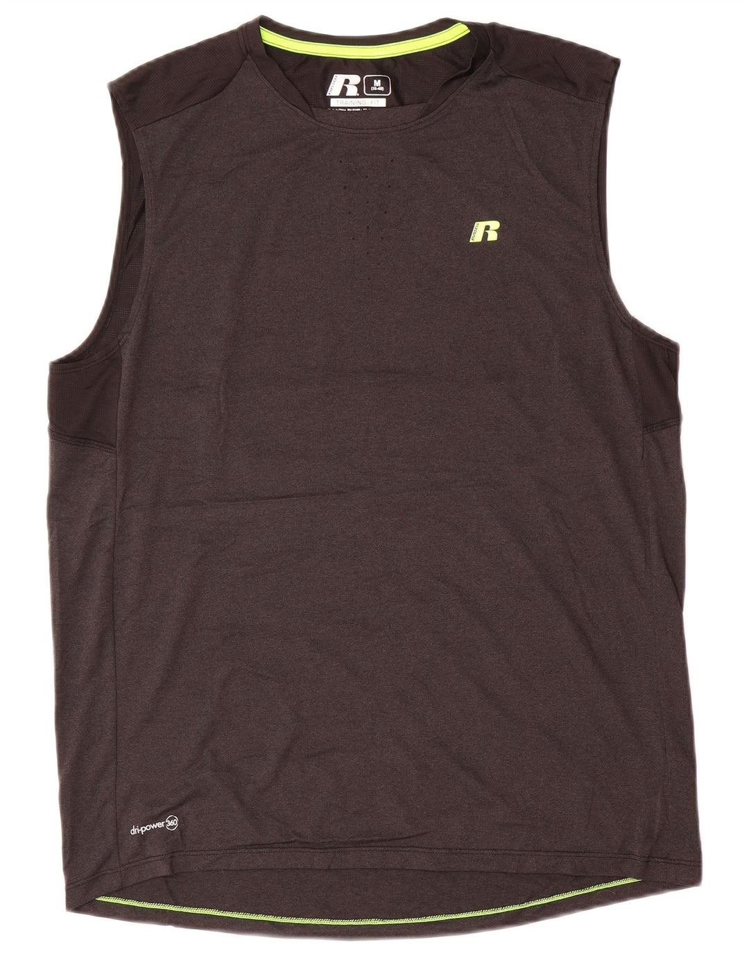RUSSELL ATHLETIC Débardeur Dri-Power pour homme UK 38/40 Gris moyen Polyester
