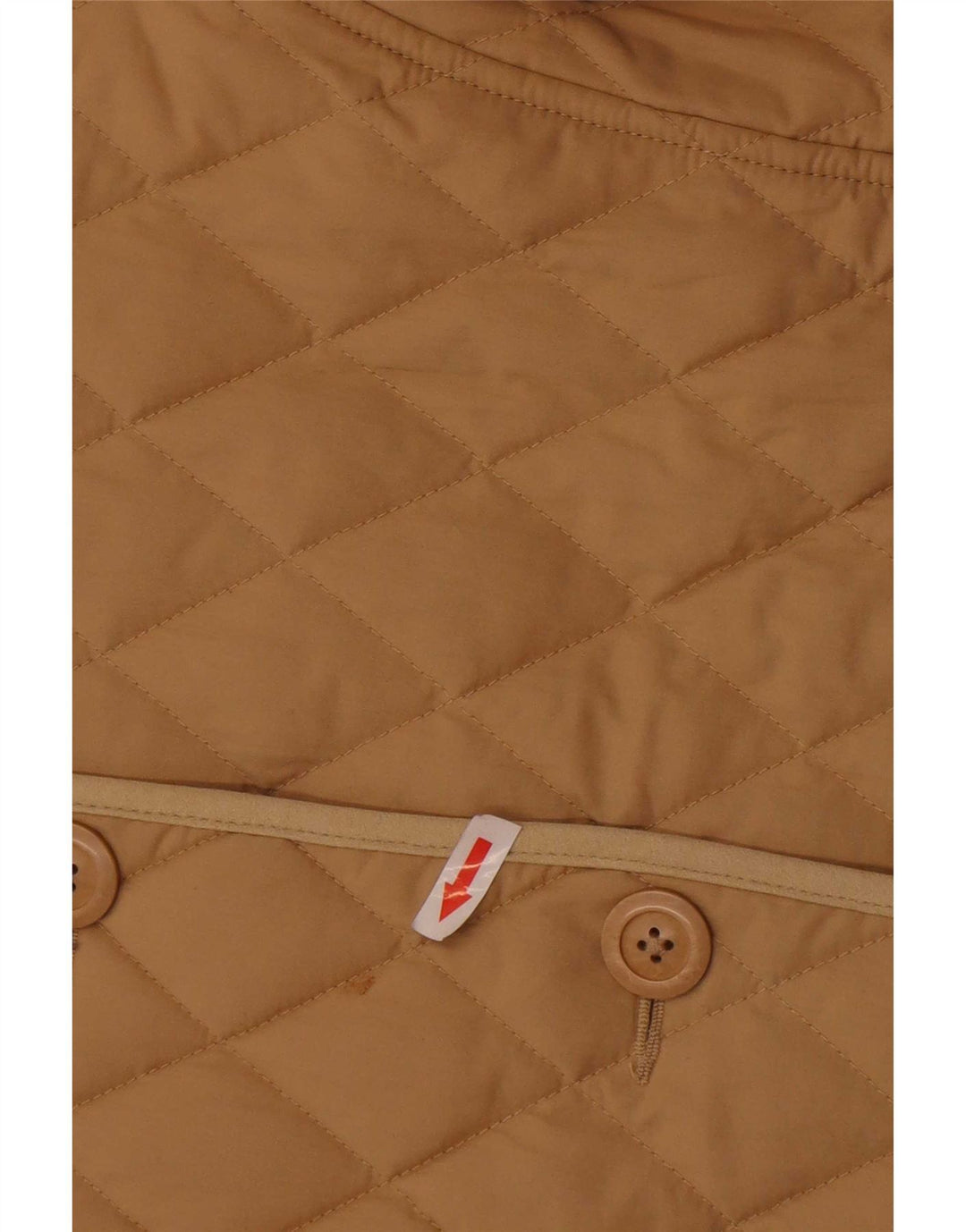 L.L.Bean Veste matelassée pour femme UK 16 Large Beige Coton
