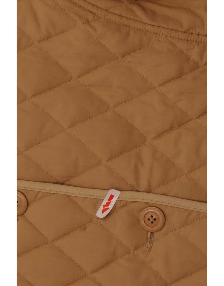L.L.Bean Veste matelassée pour femme UK 16 Large Beige Coton
