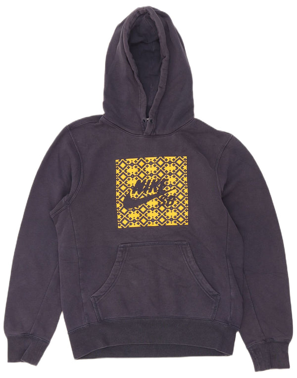 Nike Pull à capuche graphique pour homme XS en coton bleu marine