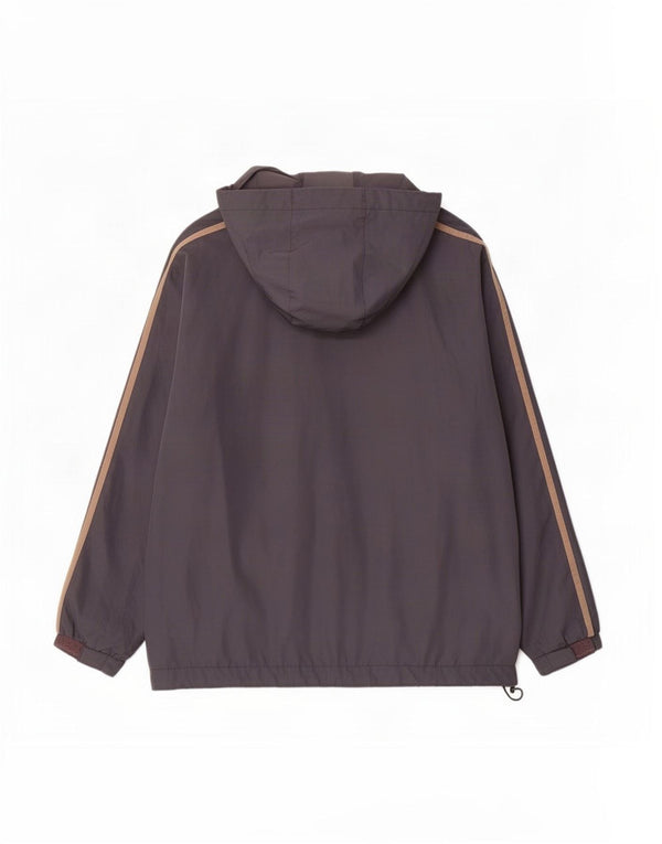 Umbro Veste de pluie à capuche pour homme UK 36 Small Gris Polyester