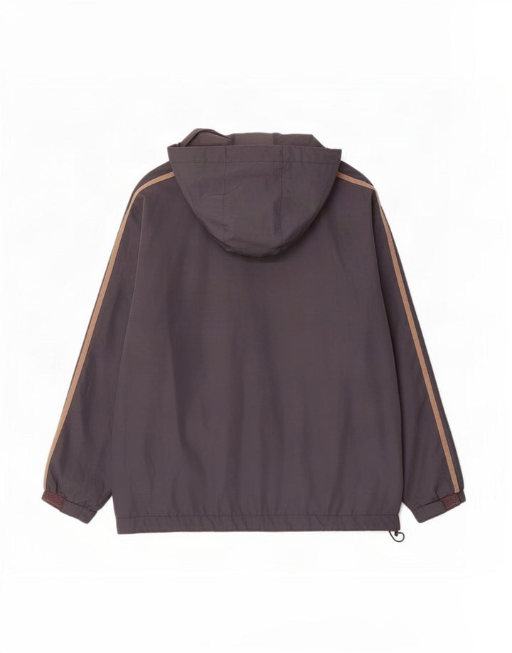 Umbro Veste de pluie à capuche pour homme UK 36 Small Gris Polyester