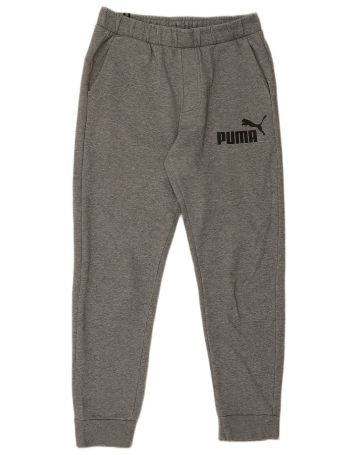 Puma Pantalon de Survêtement Graphique Homme Gris Moyen Coton