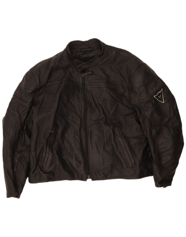 Dainese Veste de course en cuir pour homme Motorstyle UK 42 XL Noir