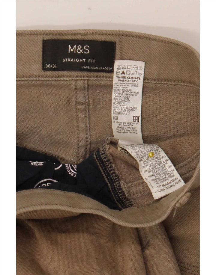 Marks & Spencer Jean droit homme W38 L31 coton beige