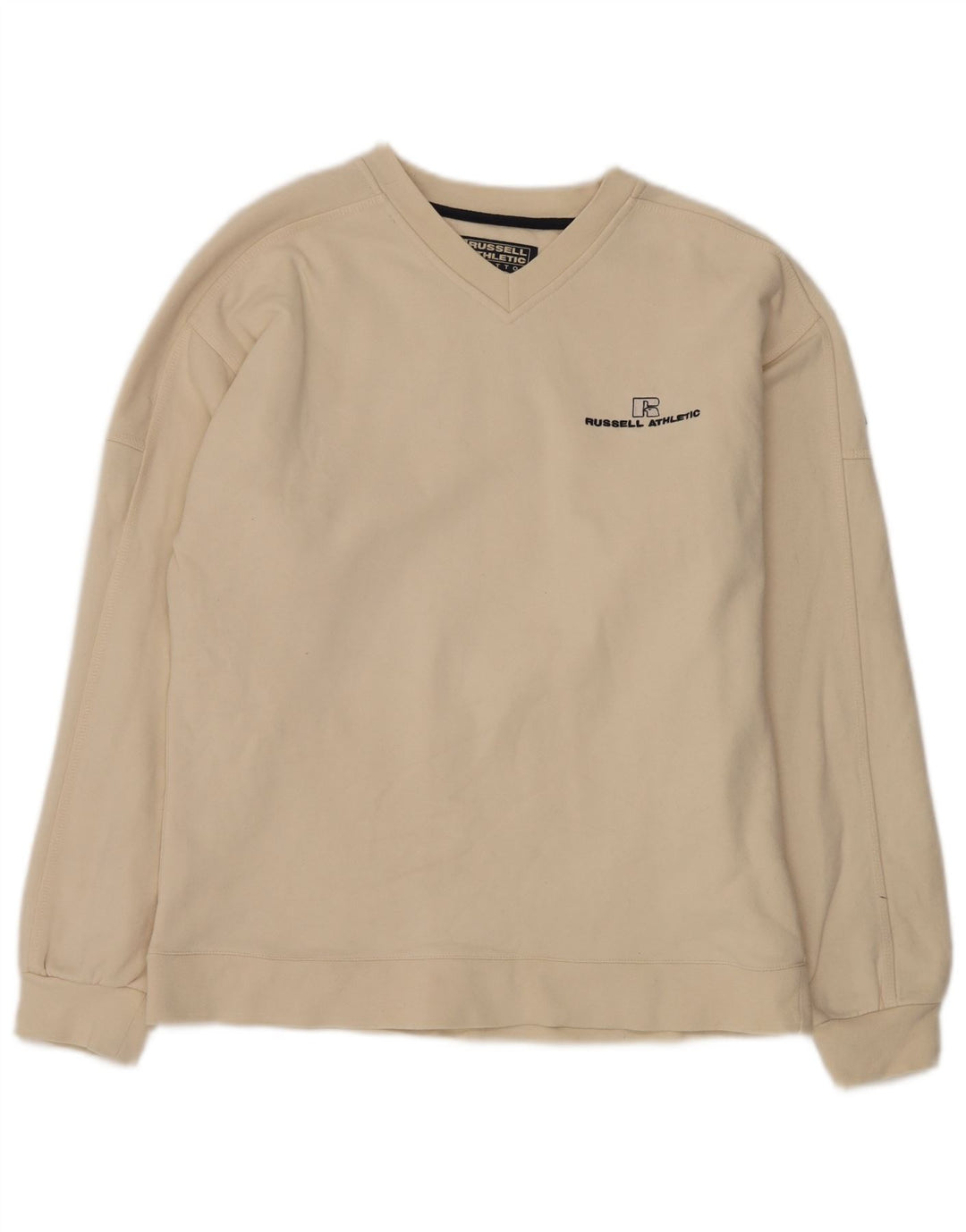 RUSSELL ATHLETIC Sweat-Shirt Homme Blanc Cassé Moyen