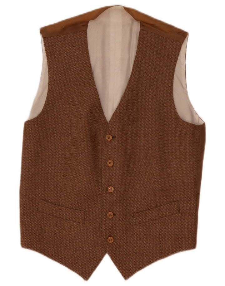 gilet homme vintage petit marron