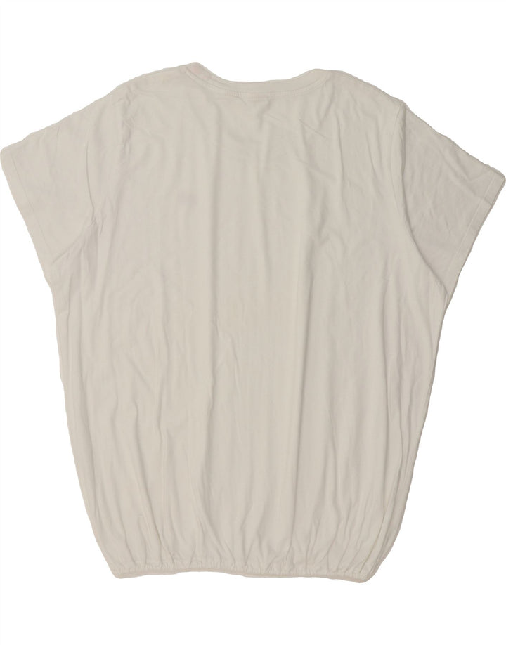 LEVI'S Womens T-Shirt Top UK 22 3XL White Vintage Levi's and Second-Hand Levi's from Messina Hembry 