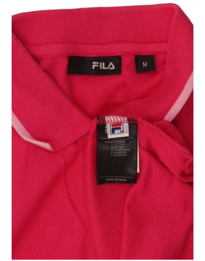 Fila Polo Femme UK 12 Coton Rose Moyen